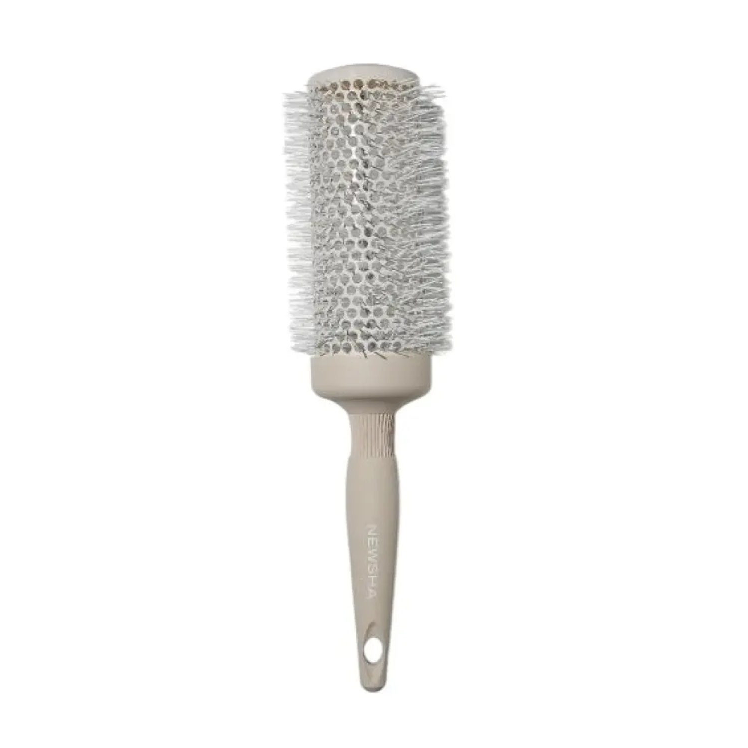 Круглий браш бежевий Newsha Deluxe Round Brush Extralong 53 мм
