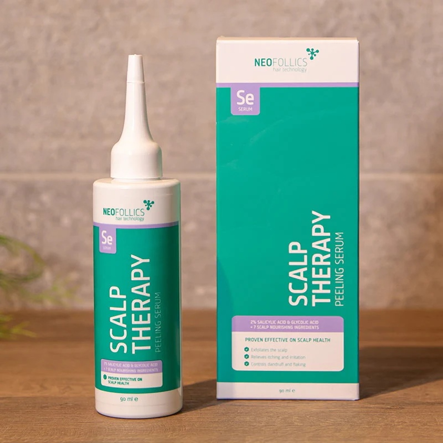 Відлущувальна сироватка-пілінг для шкіри голови Neofollics Scalp Therapy Peeling Serum