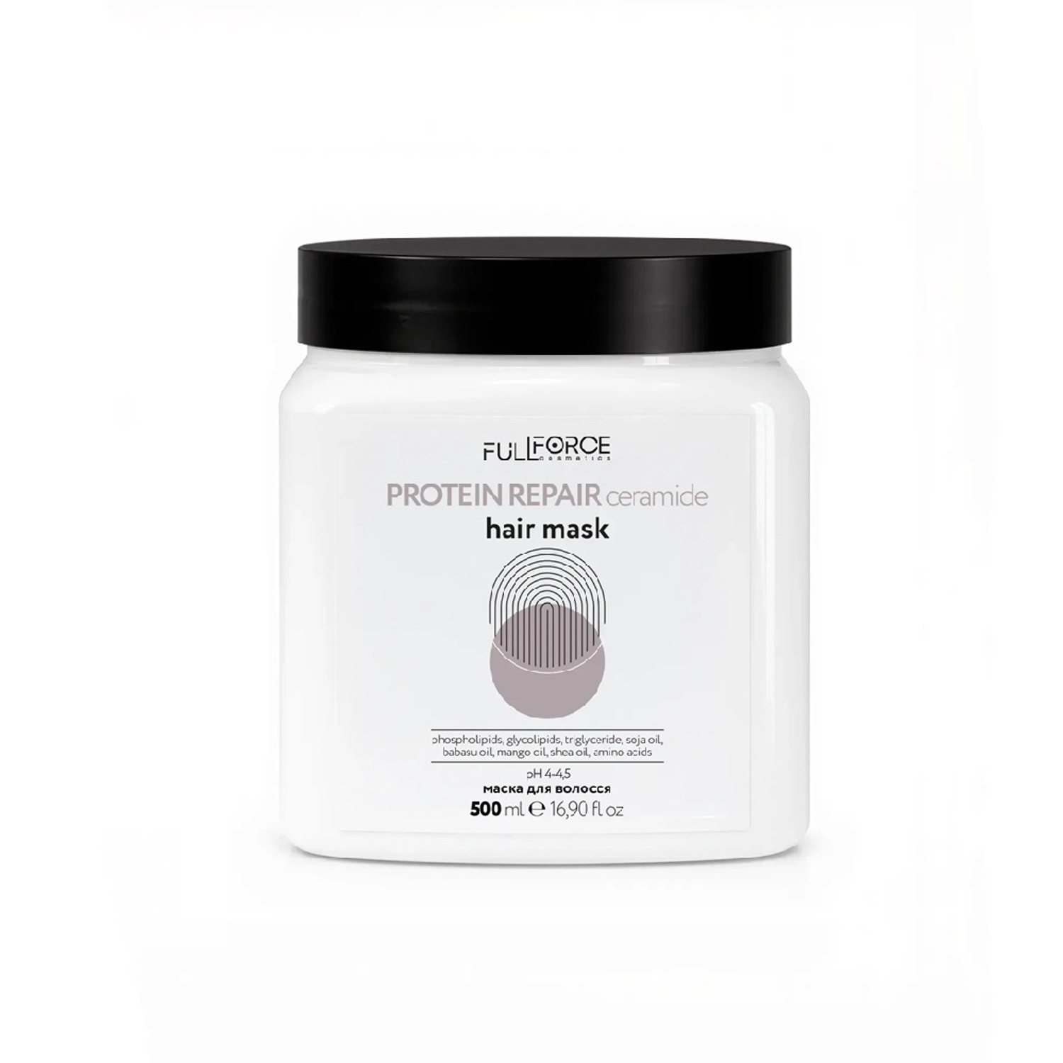 Маска протеиновая с церамидом FULL FORCE Protein Repair Ceramide System Hair Mask