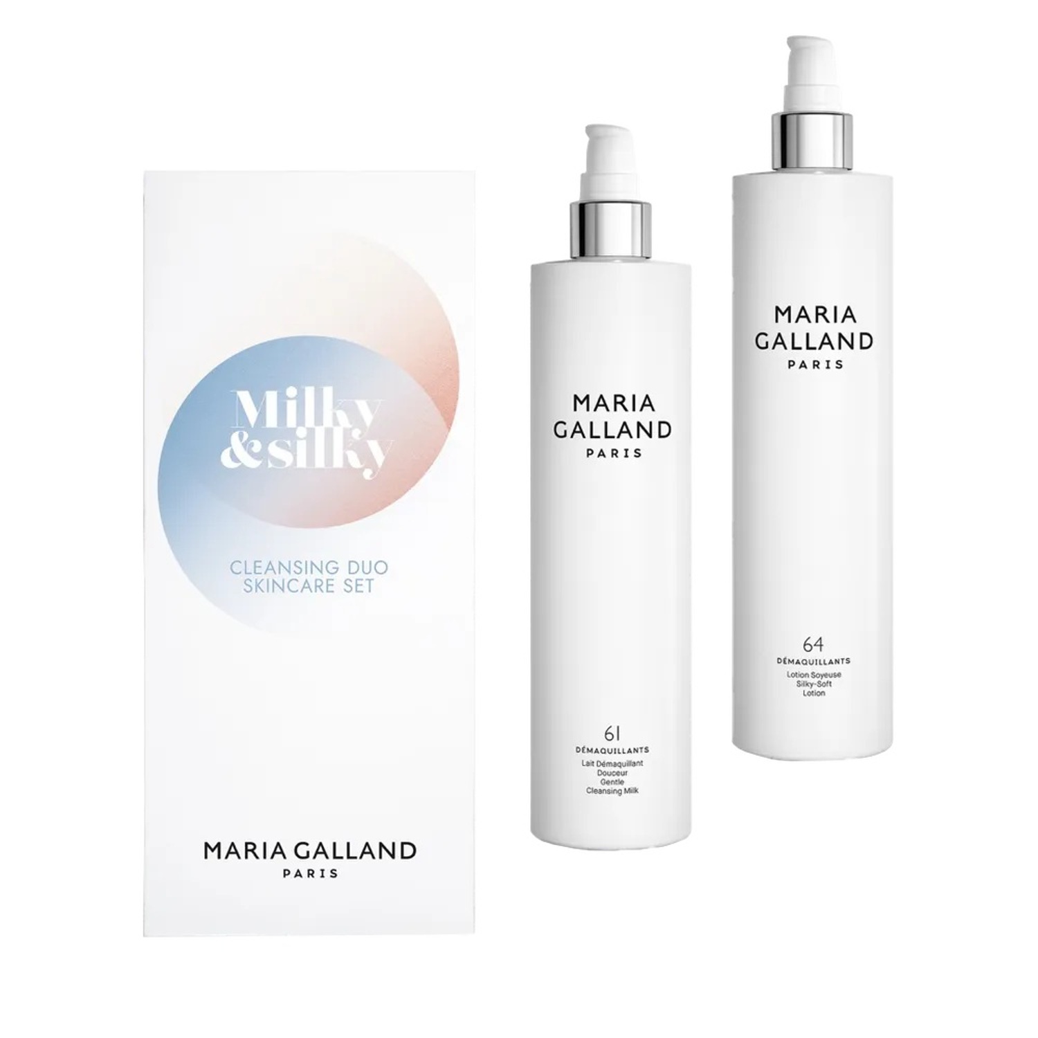 Набір для очищення та догляду за шкірою Maria Galland Milky & Silky Cleansing Duo