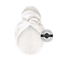 Шелковое полотенце-тюрбан с бахромой Mon Mou Soft Silk Turban White