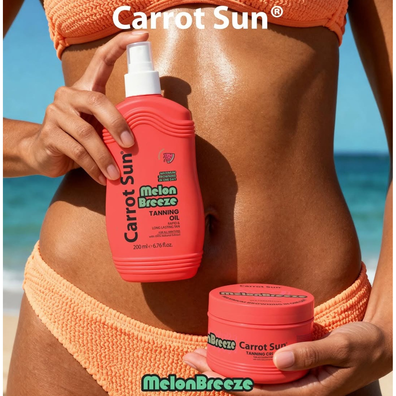Олія для засмаги Carrot Sun Melon Breeze