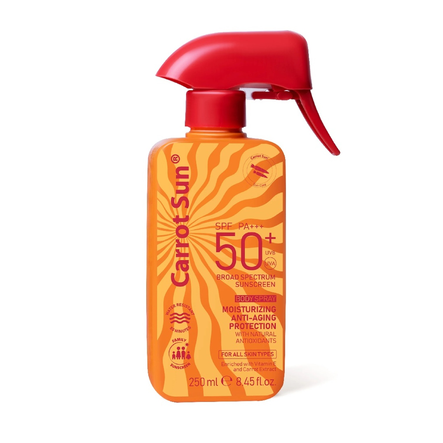 Carrot Sun Сонцезахисний спрей для тіла SPF 50+