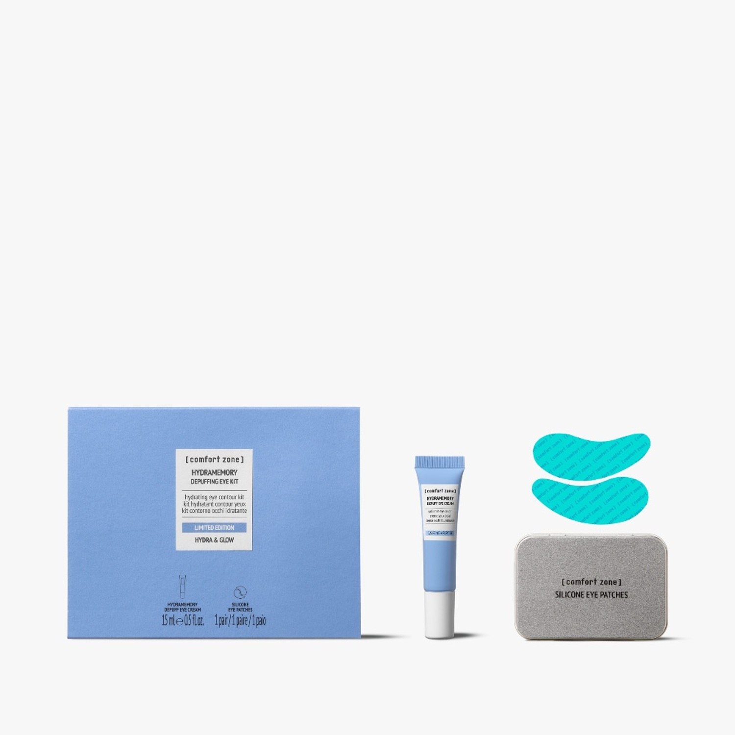 Набір від набряків для ділянки навколо очей Comfort Zone Hydramemory Depuffing Eye Kit