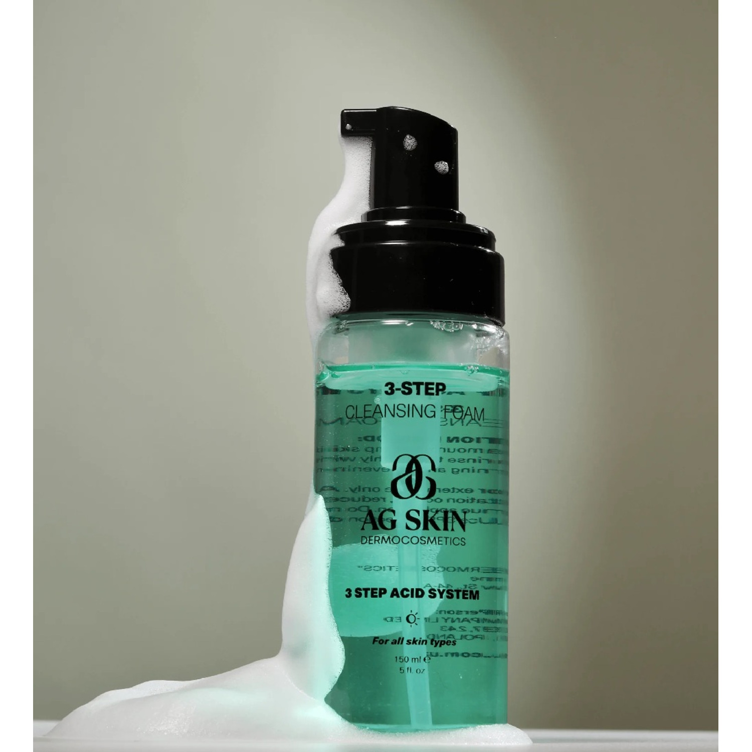 3-ступенева пінка для очищення AG SKIN 3-Step Cleansing Foam