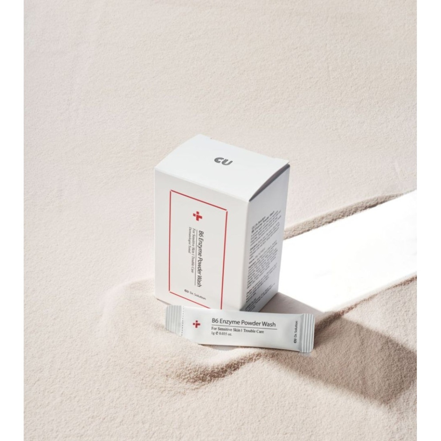 Ензимна пудра з піридоксином та каламіном у формі стіку-саше CU SKIN B6 Enzyme Powder Wash Sachet