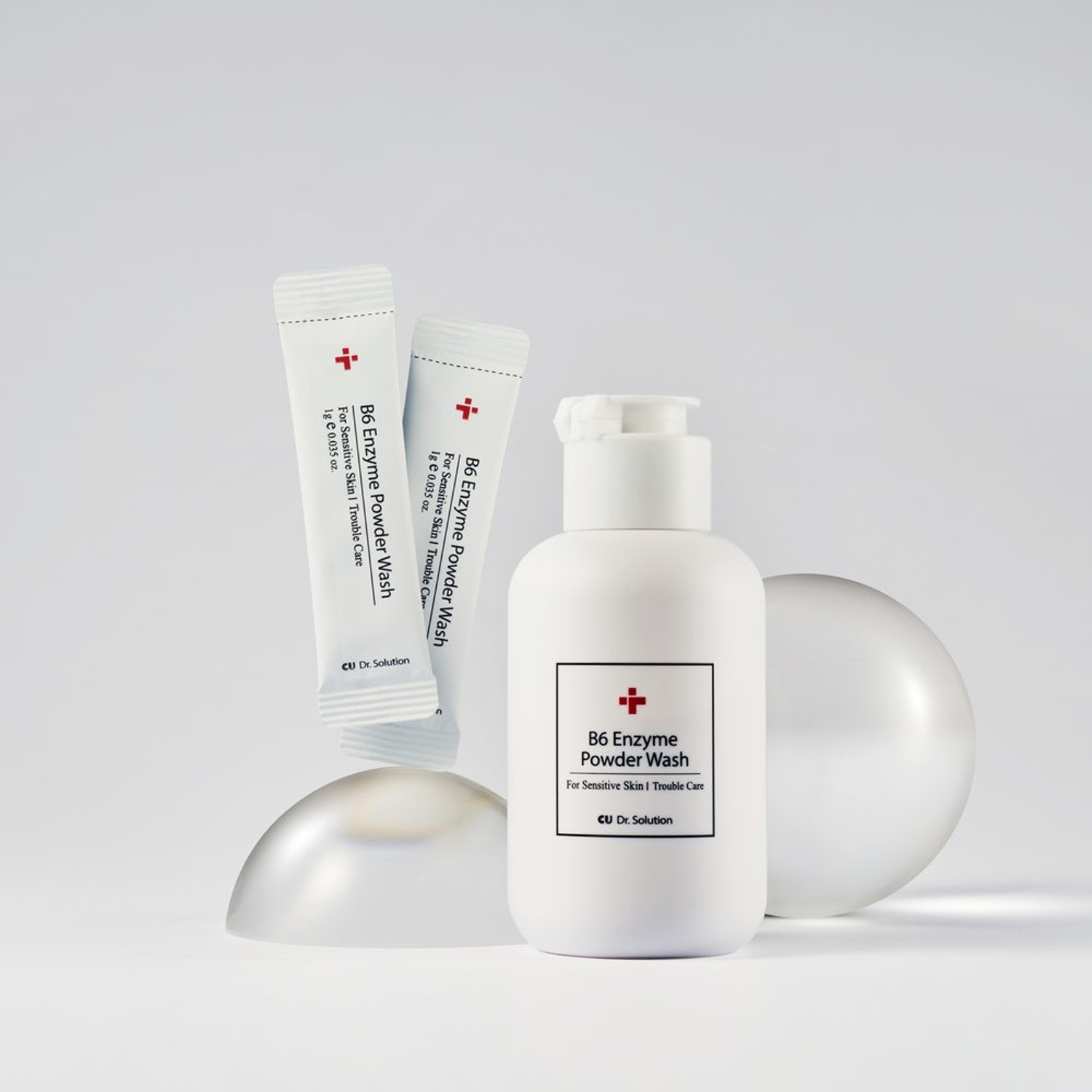 Ензимна пудра з піридоксином та каламіном у формі стіку-саше CU SKIN B6 Enzyme Powder Wash Sachet