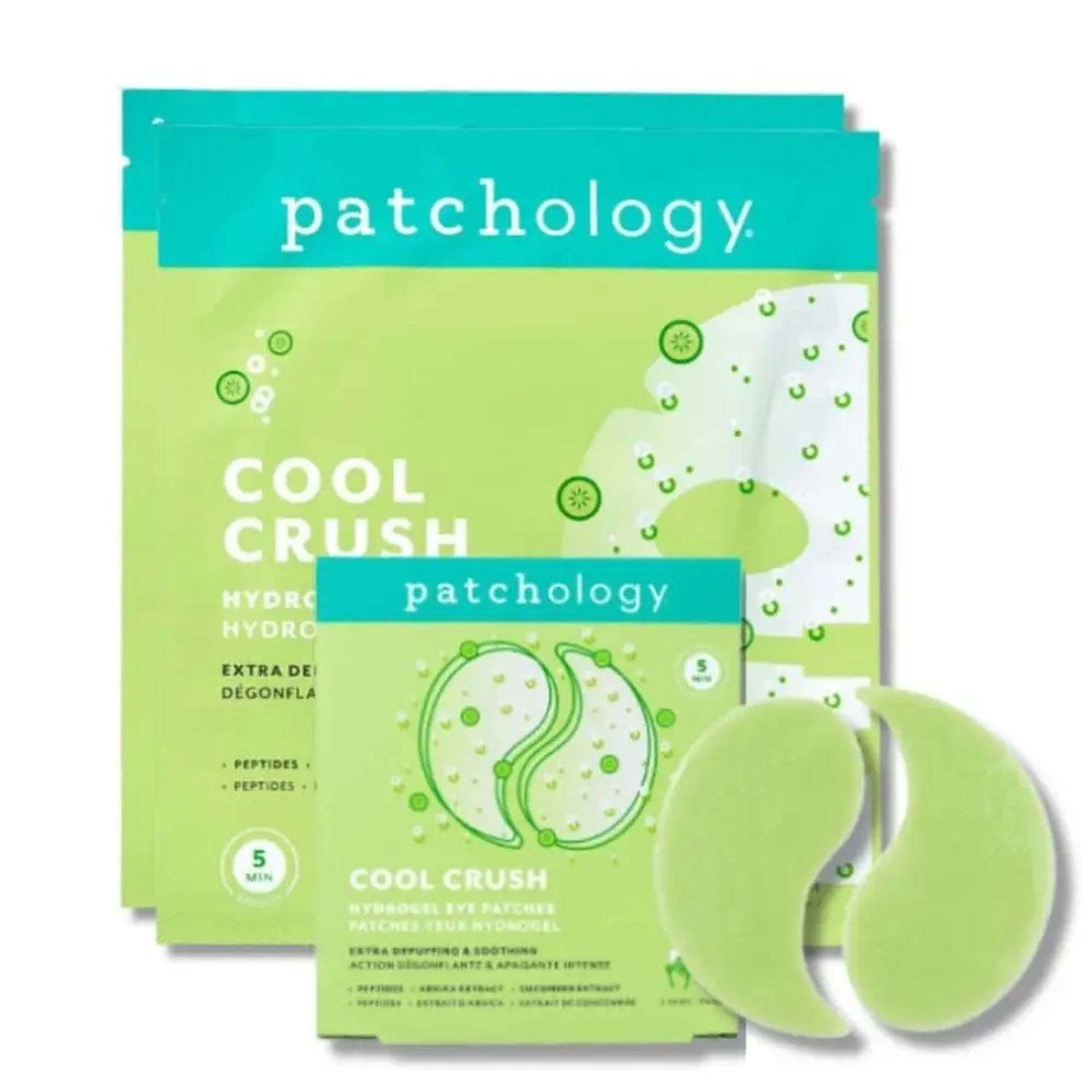Гідрогелеві патчі для зняття набряків під очима Patchology Cool Crush Extra-Depuffing Hydrogel Eye Patches 5pack