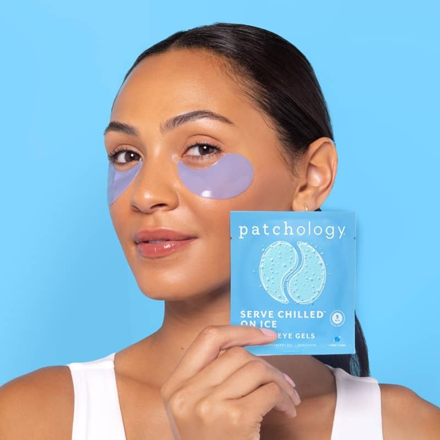 Охолоджуючі та зміцнюючі патчі Patchology Serve Chilled Iced Eye Gels