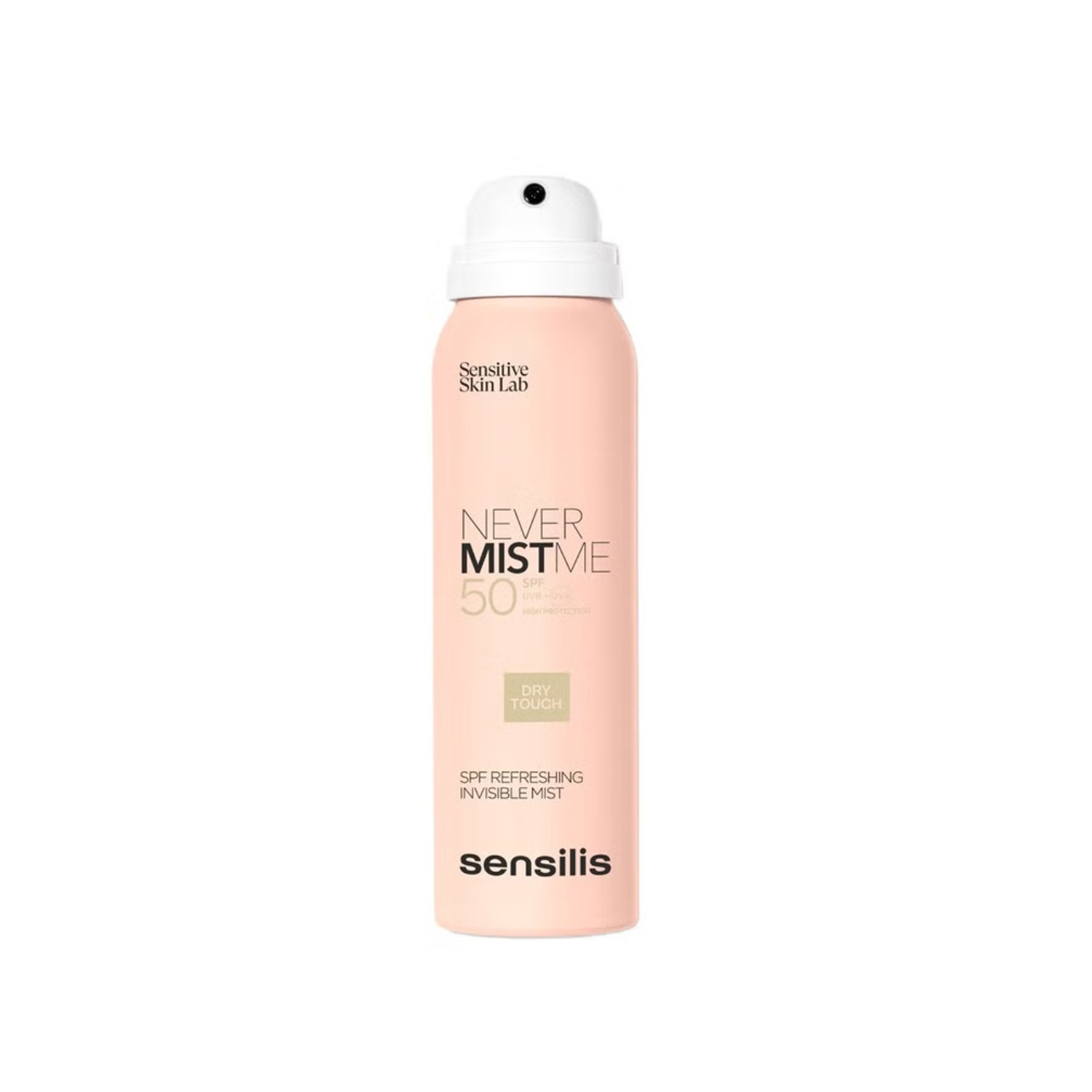 Зволожуючий сонцезахисний спрей для обличчя Sensilis Never Mist Me SPF50