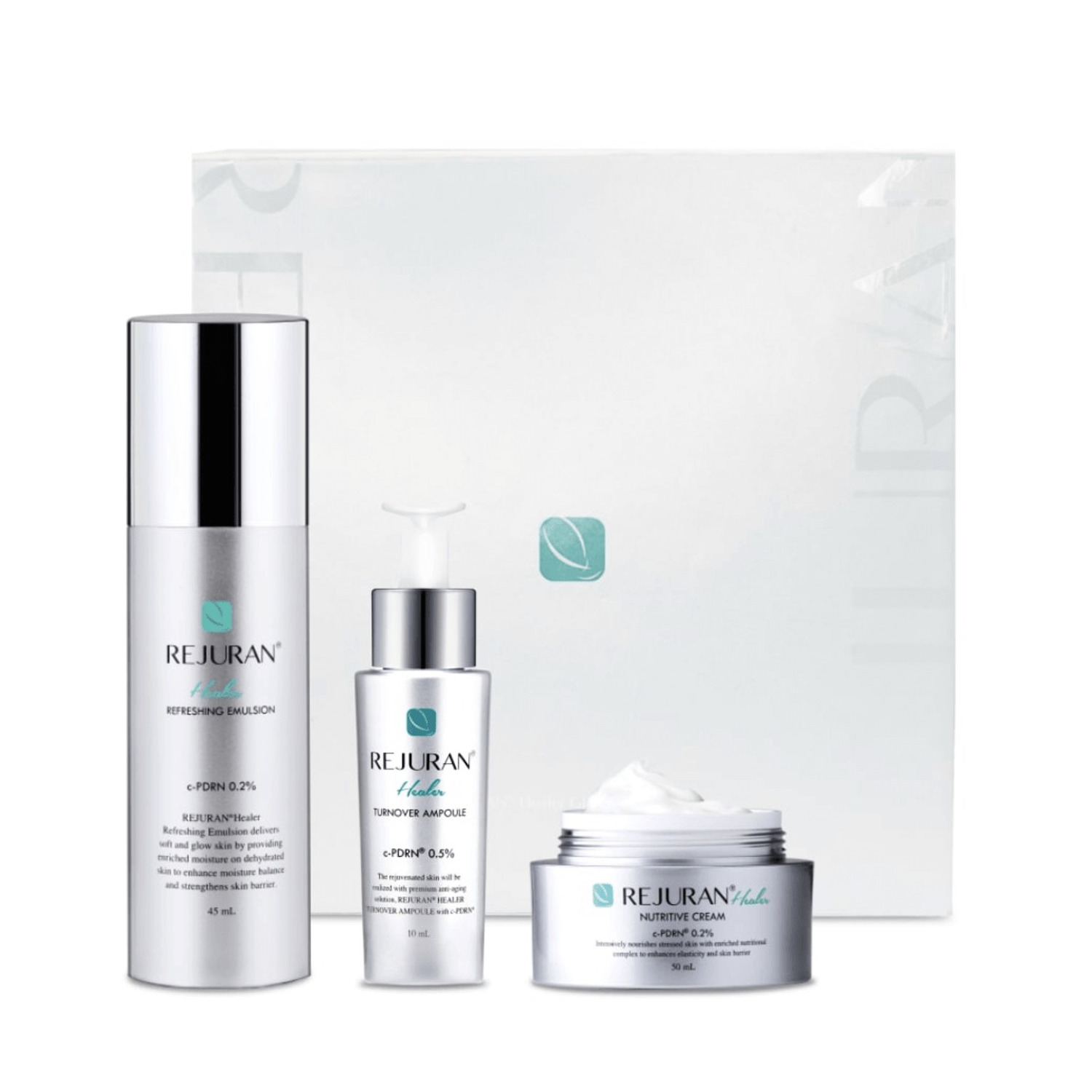 Набор для комплексного обновления и сияния кожи Rejuran Healer Glow-Up Skin Care Set