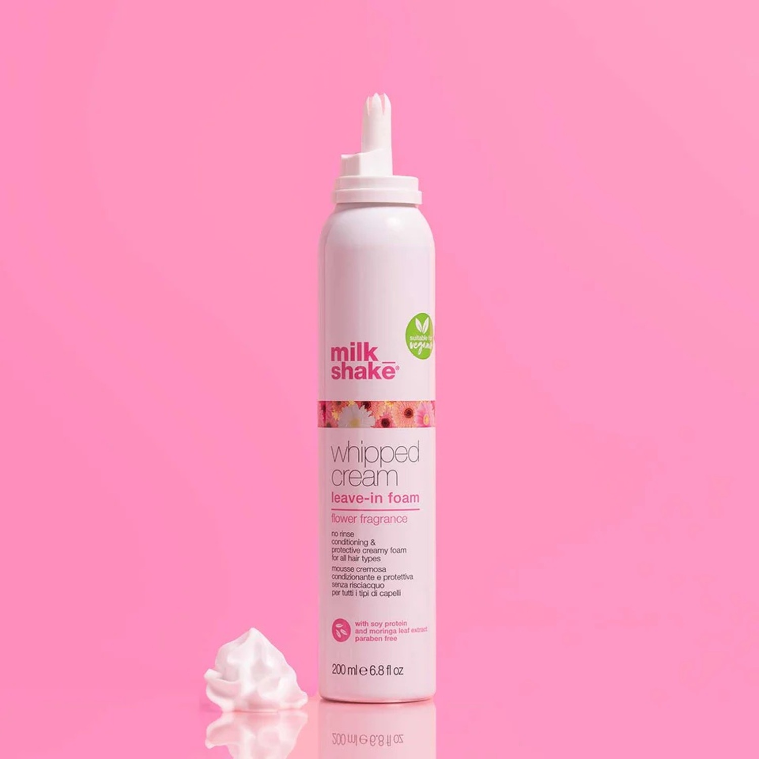 Незмивна крем-пінка для зволоження волосся Milk Shake Colour Care Leave in Whipped Cream