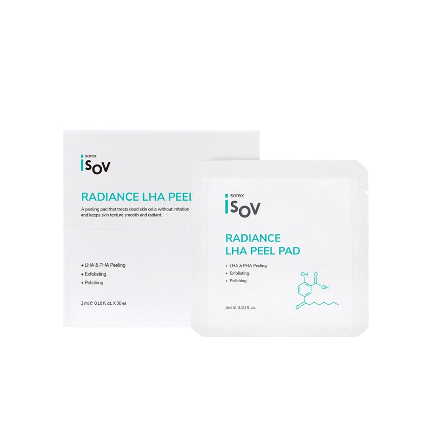 Эксфолирующие пилинг-падсы Isov Sorex Radiance LHA Peel Pad купить